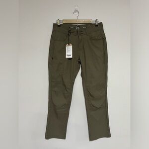 Prana Slate Green Halle Straight Pants Size 8 Short Hiking Outdoor Gorpcore NWT